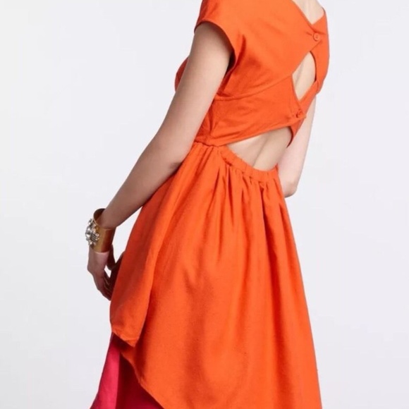 Anthropologie Tenoversix Dress silk blend S 2 4 - Picture 2 of 3